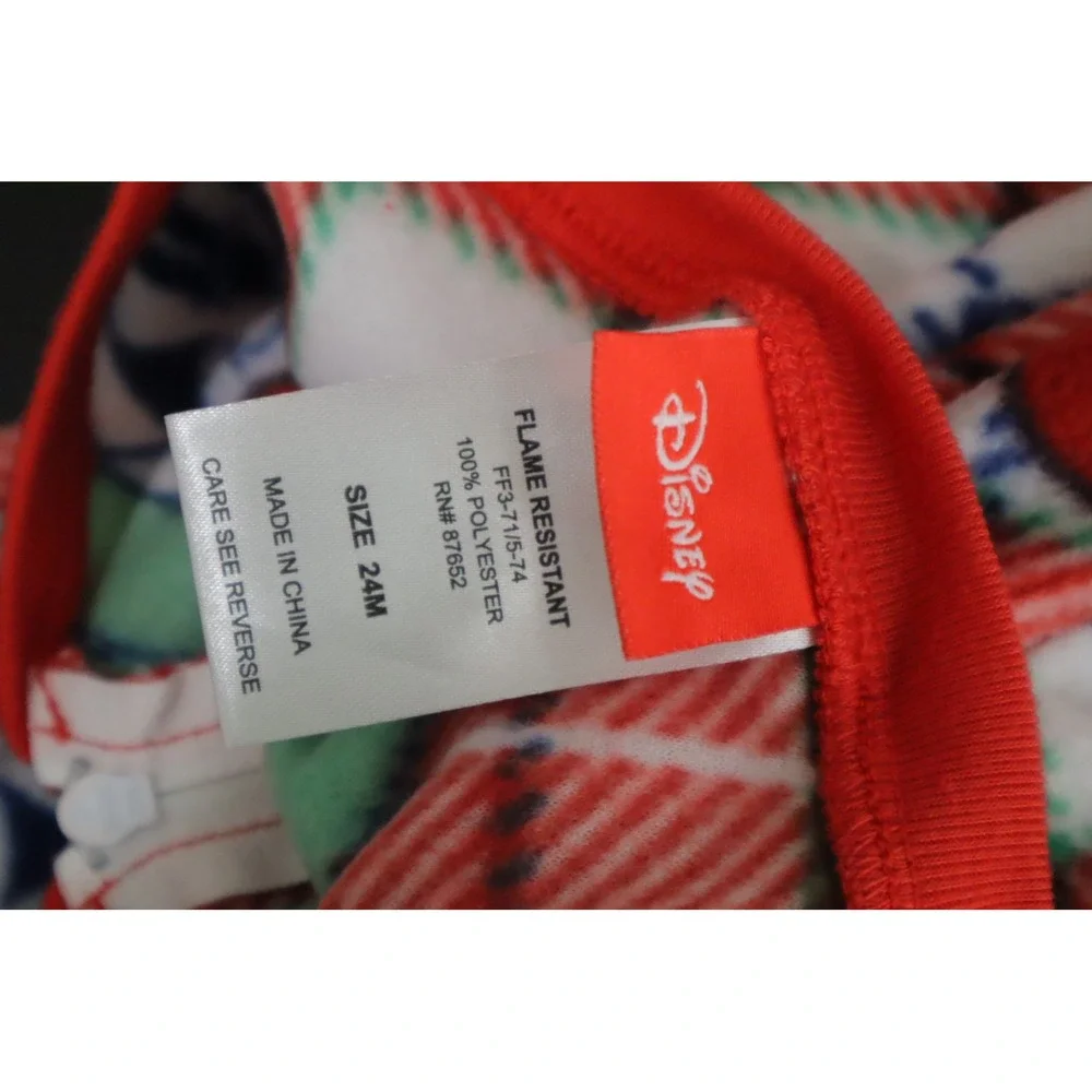 Briefly Stated Infant Mickey‎ Mouse Christmas Onesie - Size 24M